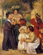Pierre-Auguste Renoir La famille d`artiste Germany oil painting artist